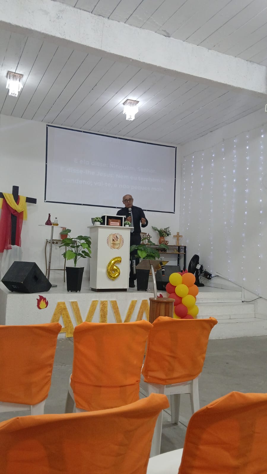 Registro de evento da igreja